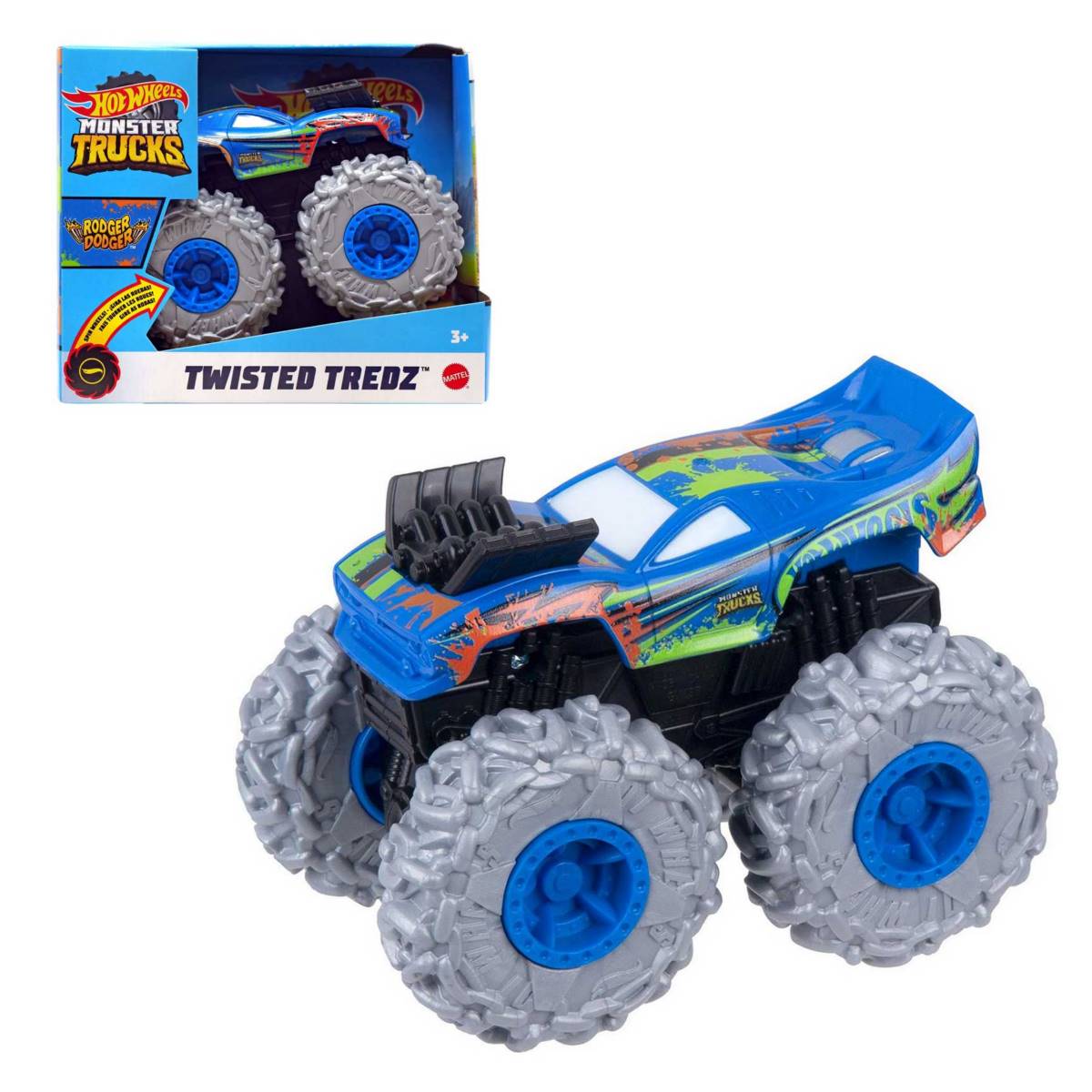 Hot Wheels Monster Trucks Twister Tredz Mattel - Rodger Dodger